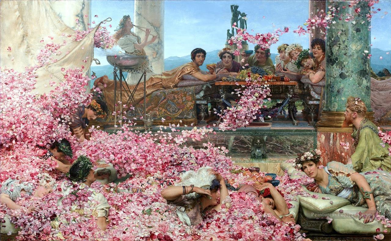 Les roses d’Héliogabale romantique Sir Lawrence Alma Tadema Peintures à l'huile